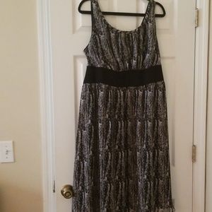 Gray Lane Bryant Swing Dress